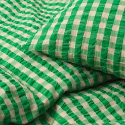 Juna Tekstiler Til Soveværelset<Bæk & Bølge Sengetøj, grøn/sand fra