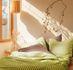 Juna Tekstiler Til Soveværelset<Bæk & Bølge Sengetøj, grøn/soft pink fra