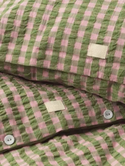 Juna Tekstiler Til Soveværelset<Bæk & Bølge Sengetøj, grøn/soft pink fra