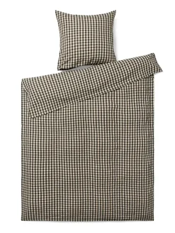Juna Gaver Til Hende|Tekstiler Til Soveværelset<Bæk & Bølge Sengetøj, sort/sand fra