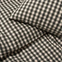 Juna Gaver Til Hende|Tekstiler Til Soveværelset<Bæk & Bølge Sengetøj, sort/sand fra