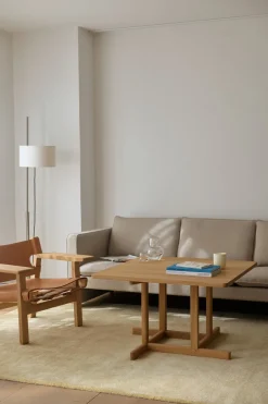 Fredericia Furniture Sofaborde<BM80 Shaker sofabord, firkantet af Børge Mogensen