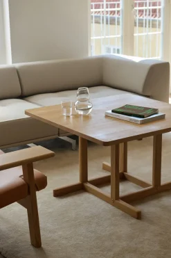 Fredericia Furniture Sofaborde<BM80 Shaker sofabord, firkantet af Børge Mogensen