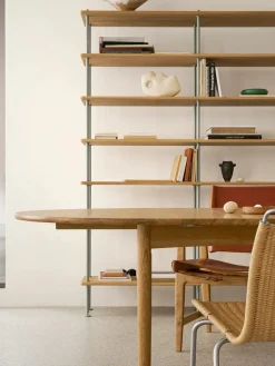 Carl Hansen & Søn Spiseborde<BM0121 Spisebord, sæbebehandlet eg af Børge Mogensen