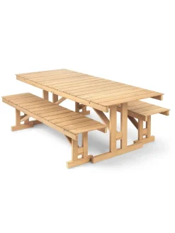 Carl Hansen & Søn Haveborde<BM1771 Udendørs Spisebord af Børge Mogensen