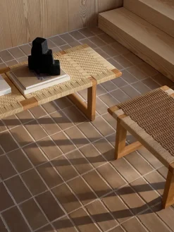 Carl Hansen & Søn Bænke<BM0489S Table Bench, papirflet af Børge Mogensen