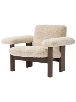 Audo Copenhagen Lænestole<Brasilia Lounge Chair, low back, sheepskin fra