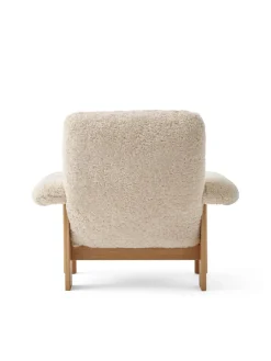 Audo Copenhagen Lænestole<Brasilia Lounge Chair, Natural Oak Sheepskin Root fra