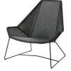 Cane-line Udendørs Loungemøbler|Havestole<Breeze Highback Stol fra