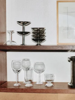 Louise Roe Gaver Til Hende|Service<Bubble Glass Wine, plain top fra