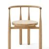 New Works Spisebordsstole<Bukowski Chair m. Fransk Flet, eg fra