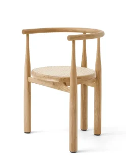 New Works Spisebordsstole<Bukowski Chair m. Fransk Flet, eg fra