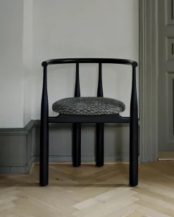 New Works Spisebordsstole<Bukowski Chair, sort fra