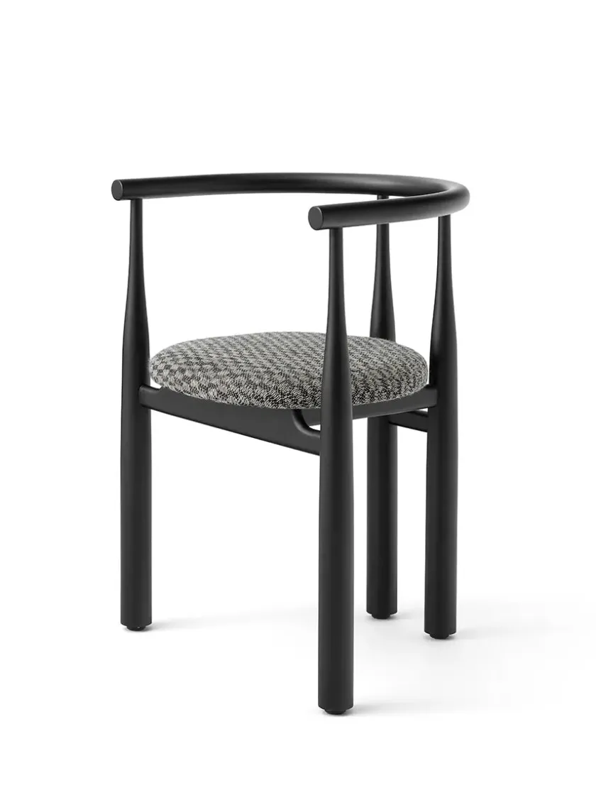 New Works Spisebordsstole<Bukowski Chair, sort fra