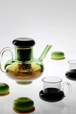 Tom Dixon Kander<Bump Tea Pot Green fra