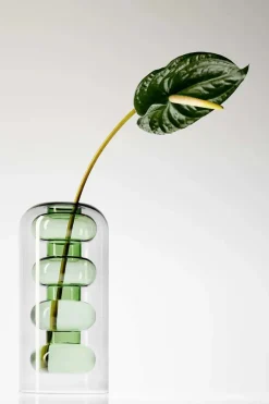 Tom Dixon Vaser<Bump Vase Tall Green fra