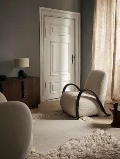 Ferm Living Lænestole<Buur Lounge Chair, nordic bouclé fra