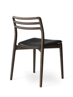 Vipp Spisebordsstole<Cabin Stol med lædersæde fra