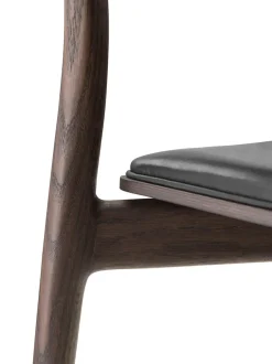 Vipp Spisebordsstole<Cabin Stol med lædersæde fra