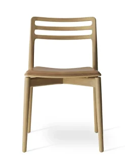 Vipp Spisebordsstole<Cabin Stol med lædersæde fra