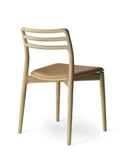 Vipp Spisebordsstole<Cabin Stol med lædersæde fra