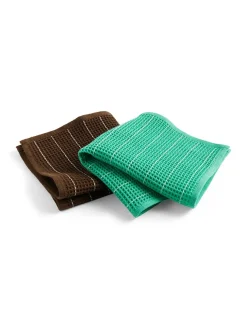 HAY Køkkentekstiler<Canteen Dish Cloth, sæt á 2 stk. fra