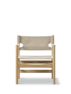 Fredericia Furniture Loungestole|Lænestole<Canvas 21 stol, røget olieret eg af Børge Mogensen