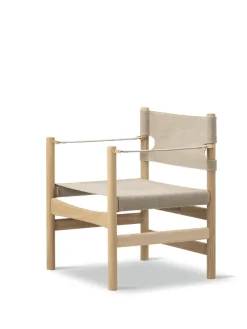 Fredericia Furniture Loungestole|Lænestole<Canvas 21 stol, sæbebehandlet af Børge Mogensen