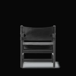 Fredericia Furniture Loungestole|Lænestole<Canvas 21 stol, sortlakeret eg af Børge Mogensen