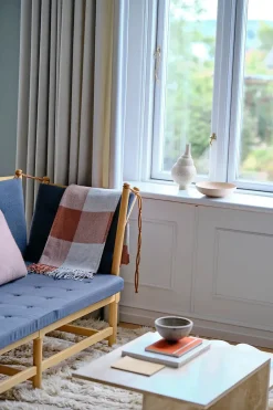 Silkeborg Uldspinderi Gaver Til Ham|Puder Og Plaider<Caracas Plaid, pine fra