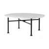 GUBI Sofaborde<Carmel Coffee Table, clam white i 75 x 75 cm fra