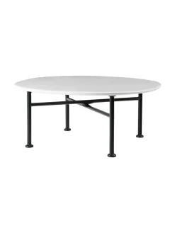 GUBI Sofaborde<Carmel Coffee Table, clam white i 75 x 75 cm fra
