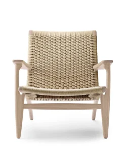 Carl Hansen & Søn Loungestole|Lænestole<CH25 Loungestol, eg olie af Hans J. Wegner