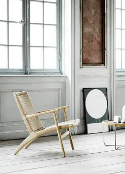 Carl Hansen & Søn Loungestole|Lænestole<CH25 Loungestol, eg olie af Hans J. Wegner