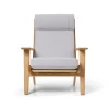 Carl Hansen & Søn Loungestole|Lænestole<CH291 loungestol, eg olie af Hans J. Wegner