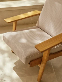 Carl Hansen & Søn Loungestole|Lænestole<CH291 loungestol, eg olie af Hans J. Wegner