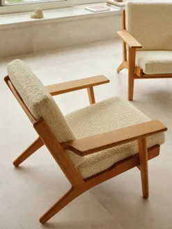 Carl Hansen & Søn Loungestole|Lænestole<CH290 loungestol, eg olie af Hans J. Wegner
