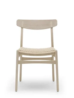 Carl Hansen & Søn Spisebordsstole<CH23 Spisestol, eg sæbe af Hans J. Wegner