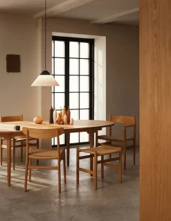 Carl Hansen & Søn Spisebordsstole<CH23 Spisestol, eg sæbe af Hans J. Wegner