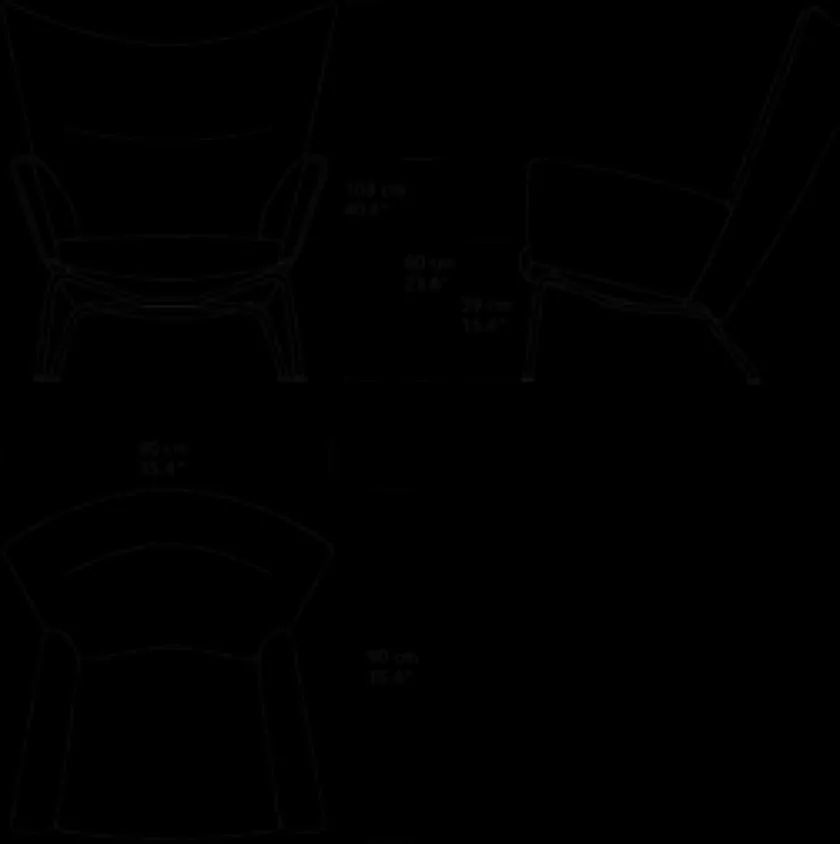Carl Hansen & Søn Lænestole<CH445 Wing Chair af Hans J. Wegner