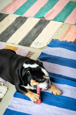 Bongusta Gulvtæpper<Chindi tæppe, 60x120 cm fra