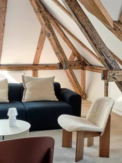 HAY Lænestole<Chisel Lounge Chair m/polstring fra