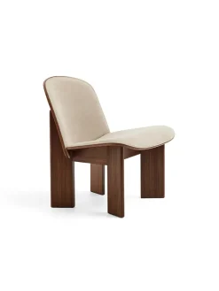 HAY Lænestole<Chisel Lounge Chair m/polstring fra