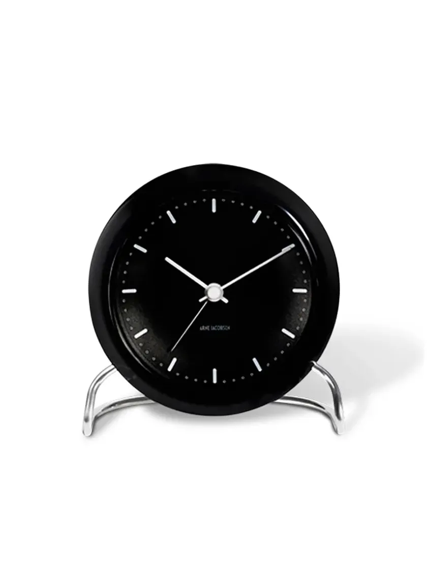 Arne Jacobsen Clocks Gaver Til Ham<City Hall bordur, sort af Arne Jacobsen