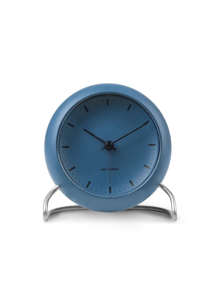 Arne Jacobsen Clocks Gaver Til Ham<City Hall Bordur, stone blue af Arne Jacobsen