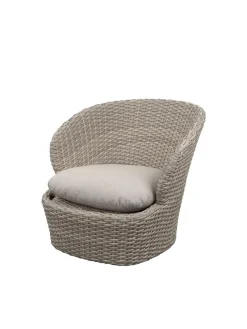Cane-line Udendørs Loungemøbler|Havestole<Coast Loungestol med. Swivel, sand fra