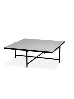 Handvärk Sofaborde<Coffee Table 90, hvid marmor fra HANDVÄRK