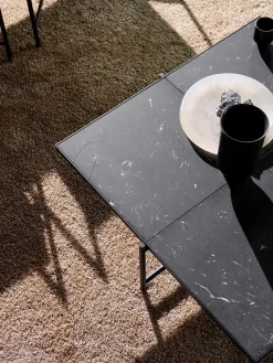 Handvärk Sofaborde<Coffee Table 90, hvid marmor fra HANDVÄRK