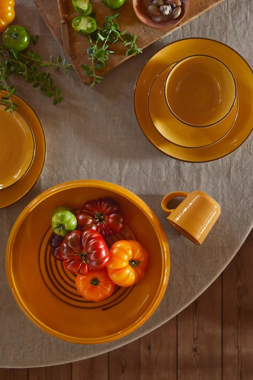 Kähler Service<Colore Skål Ø 19 cm, saffron yellow fra