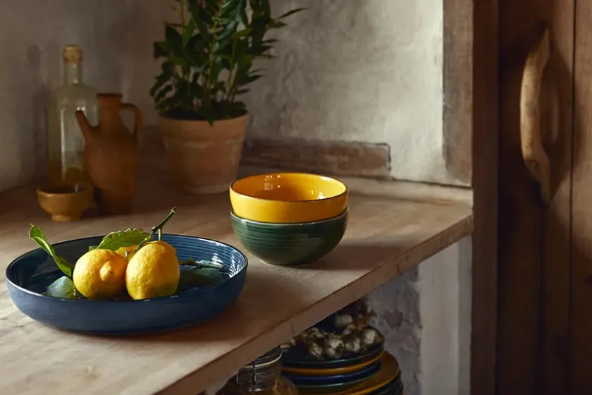 Kähler Service<Colore Tærtefad Ø 28 cm, berry blue fra